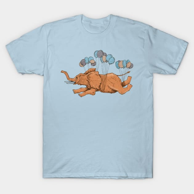 Dreams of a flying elephant T-Shirt by romulofq